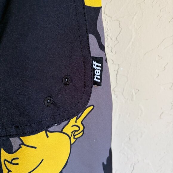 NEFF Duck Camo Swim Trunks Shorts Size Large Sunglasses - Picture 4 of 6